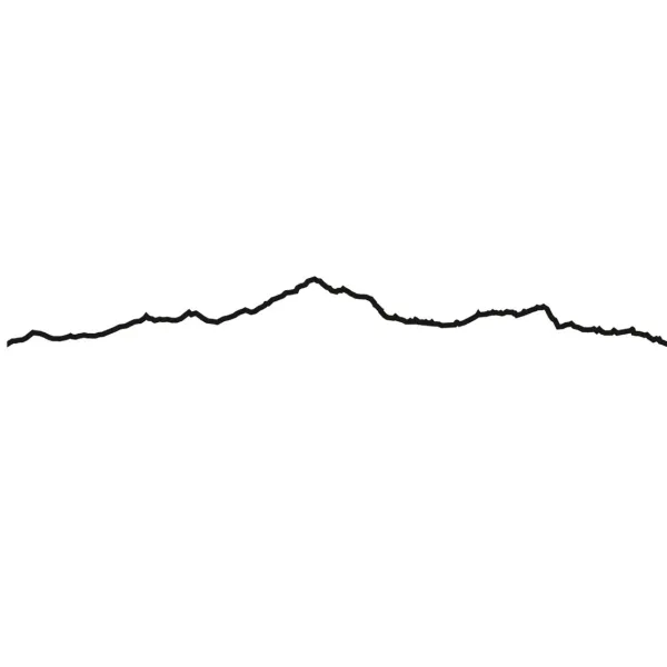 Frise Decorative Mont-Blanc Noir-The Line Sale