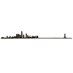 Frise Decorative New York Xl - Noir-The Line Hot