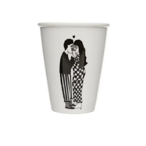 Gobelet Embrasseurs Secrets En Porcelaine-Helen B