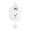 Horloge Modern Cuckoo En Metal L 21.5 X H 41 Cm - Blanc-Sélectionné par Fleux Discount