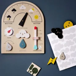 Jouet Ma Station Meteo En Bois-Moon Picnic New
