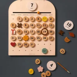 Jouet Mon Calendrier En Bois-Moon Picnic New