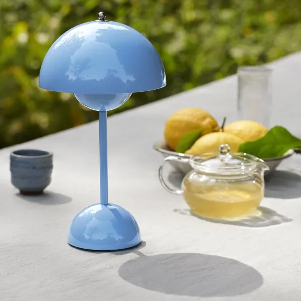Lampe A Poser Flowerpot Vp9 Sans Fil - Bleu Swim-And Tradition Discount