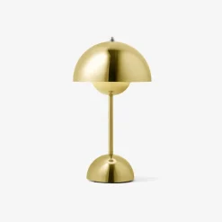 Lampe A Poser Flowerpot Vp9 Sans Fil - Laiton-And Tradition Clearance