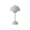 Lampe A Poser Flowerpot Vp9 Sans Fil Gris Clair Mat-And Tradition Discount
