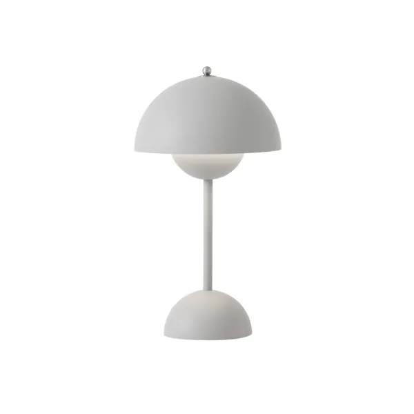 Lampe A Poser Flowerpot Vp9 Sans Fil Gris Clair Mat-And Tradition Discount