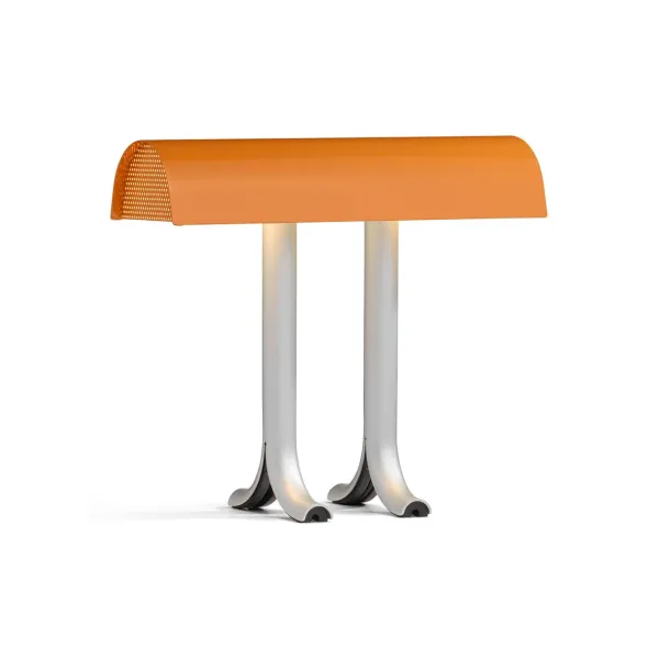 Lampe De Table Anagram - O 14 X H 32,5 Cm - Orange-Hay New