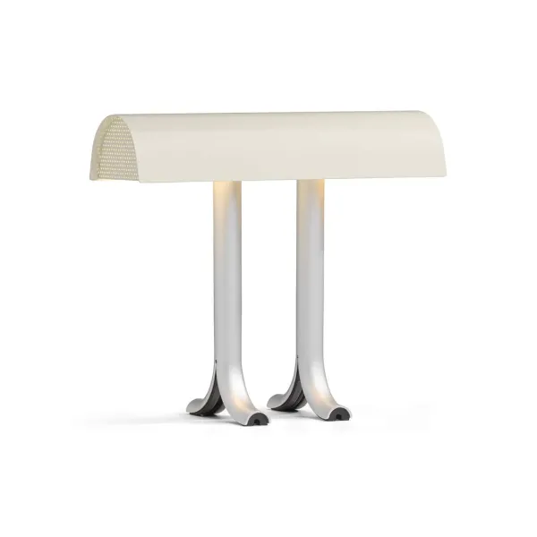 Lampe De Table Anagram - O 14 X H 32,5 Cm - Beige Riz-Hay Hot