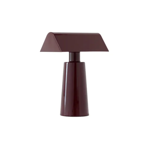Lampe De Table Caret Mf1 H 22Cm - Bordeaux Fonce-And Tradition Clearance