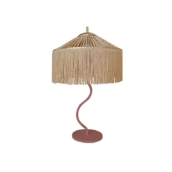 Lampe De Table Kaa A Franges Dorees - Brun-Honoré Outlet