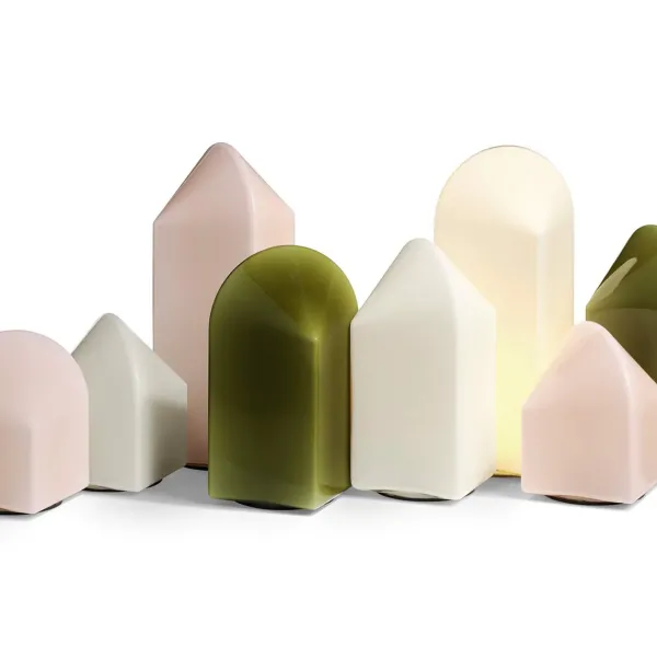 Lampe De Table Parade - O 15,5 X H 16 Cm - Blanc-Hay Hot
