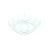 Lampe Murale Neon Led Oeil - Blanc-Sélectionné par Fleux Online