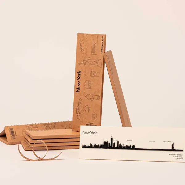 Mini Frise Decorative New York - Noir - 19 Cm-The Line Best