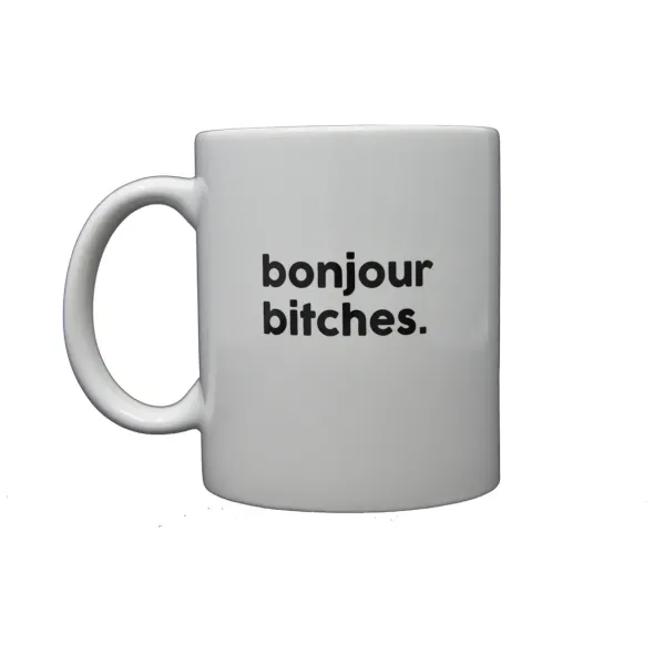 Mug En Porcelaine - Bonjour Bitches-Félicie Aussi