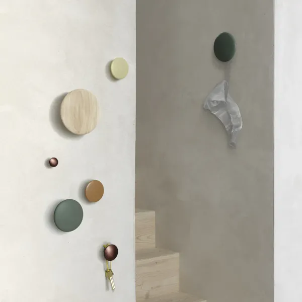 Patere The Dots - Bois Vert Fonce-Muuto New
