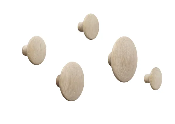 Patere The Dots - Chene Naturel-Muuto Sale