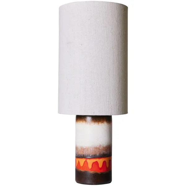 Pied De Lampe Retro En Gres Emaille-HK Living