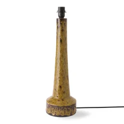 Pied De Lampe Retro En Gres - Moutarde-HK Living New