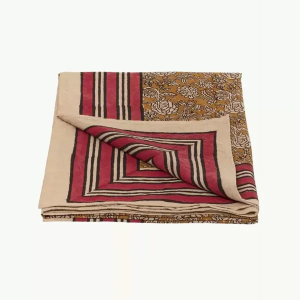 Plaid Botanical En Coton - L 220 X L 140 Cm-Doing Goods Hot