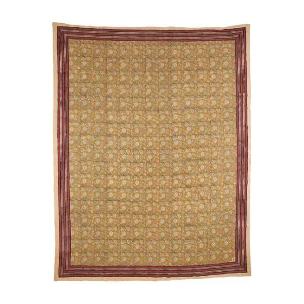 Plaid Botanical En Coton - L 220 X L 140 Cm-Doing Goods Hot