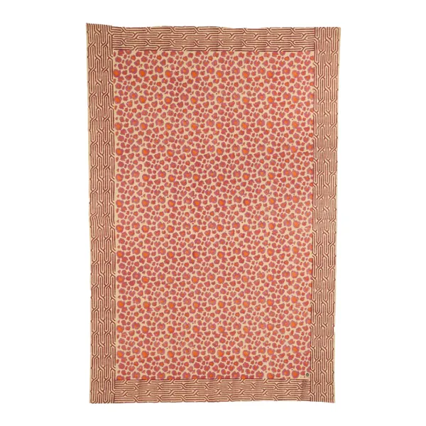 Plaid Leopard En Coton - Rose-Doing Goods