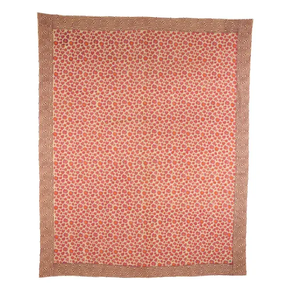 Plaid Leopard En Coton - Rose-Doing Goods