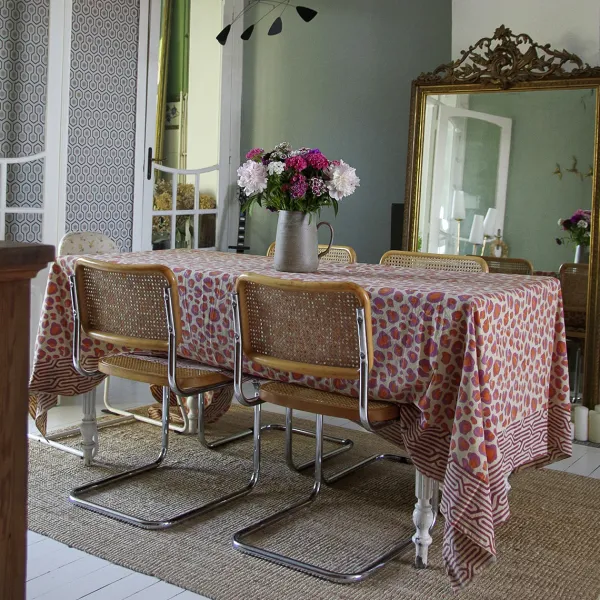 Plaid Leopard En Coton - Rose-Doing Goods