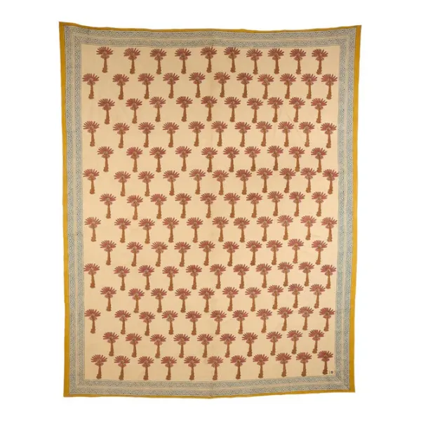 Plaid Tala Palmtree En Coton - Sand-Doing Goods Best