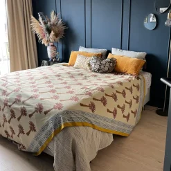 Plaid Tala Palmtree En Coton - Sand-Doing Goods Best