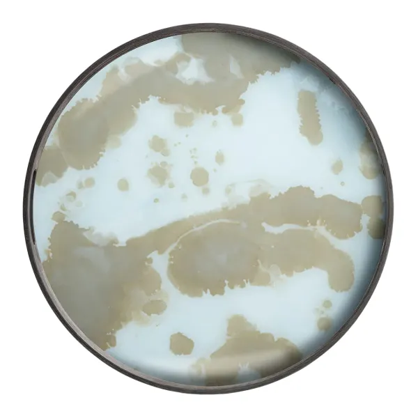 Plateau - Mist Gold Organic - O 48 Cm-Ethnicraft Clearance