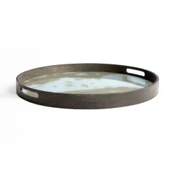 Plateau - Mist Gold Organic - O 48 Cm-Ethnicraft Clearance