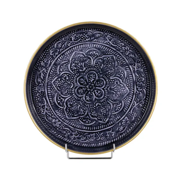 Plateau Berbere - Navy-Sélectionné par Fleux Sale