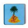 Plateau Carre Bolo Island En Fer - 30 X 30 Cm-Gangzai Best