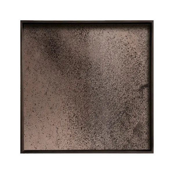 Plateau Carre En Miroir - Bronze-Ethnicraft Discount