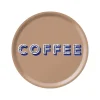 Plateau Coffee - O 31 Cm - Marron-Sélectionné par Fleux Hot