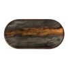 Plateau En Verre - Bronze Organic - Oblong - 71 X 36 Cm-Ethnicraft Clearance