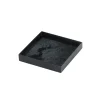 Plateau Miroir Vieilli Carre - Charbon - 16 X 16 Cm-Ethnicraft Hot