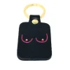 Porte-clés Boobs En Cuir - Noir-Ark Clearance