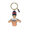 Porte-clés Sexy Girl En Metal Dore Emaille-All the ways to say Sale
