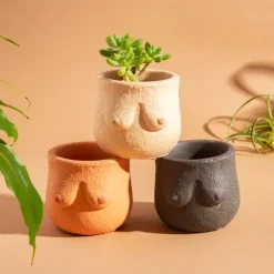 Pot Boob - 8 X O 8 Cm - Couleur Aleatoire-Sélectionné par Fleux