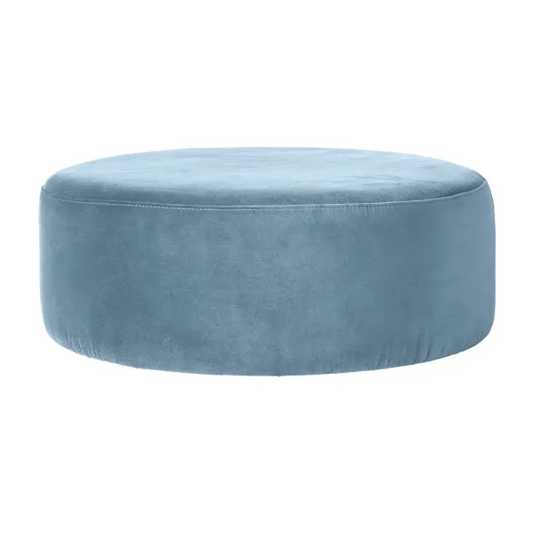 Pouf Wind Velours Bleu Pastel-Broste Copenhagen Sale