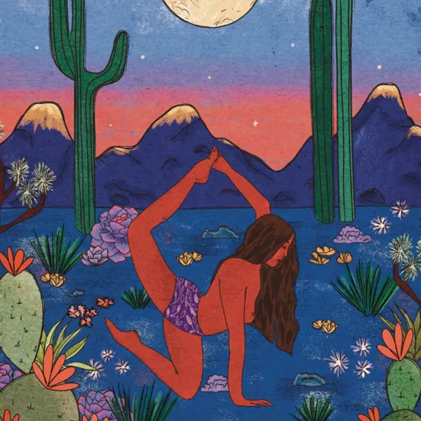 Puzzle Desert Yoga By Olivia Burki - 500 Pieces-Piecely New