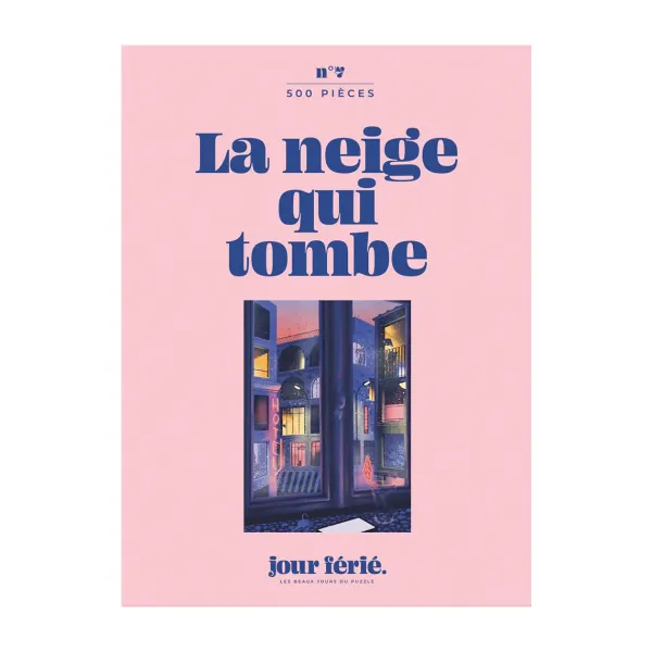 Puzzle La Neige Qui Tombe - 500 Pieces-Jour Férié New