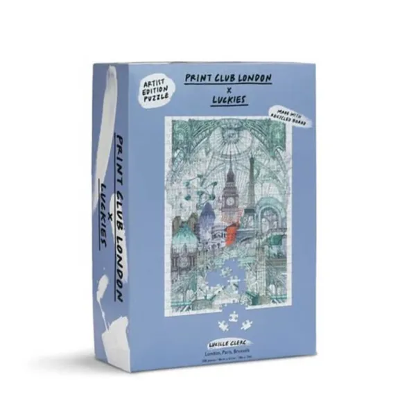 Puzzle London Paris Brussels - Lucille Clerc - 500 Pieces-Sélectionné par Fleux Hot