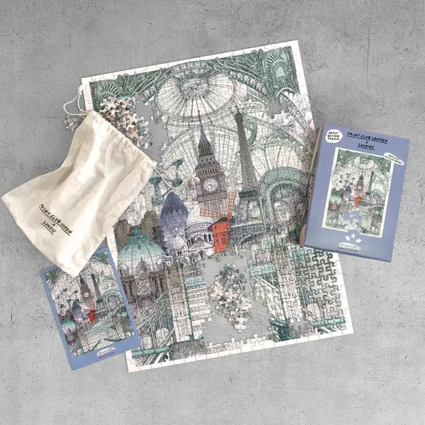 Puzzle London Paris Brussels - Lucille Clerc - 500 Pieces-Sélectionné par Fleux Hot