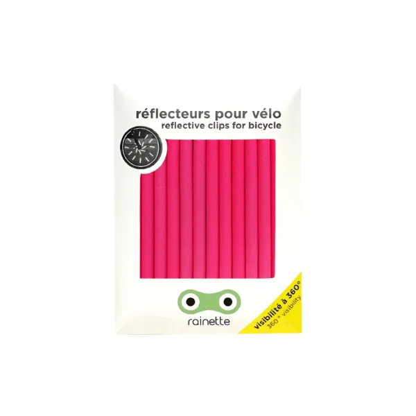 Reflecteurs Pour Rayons De Velo - Rose Fluo-Rainette Outlet
