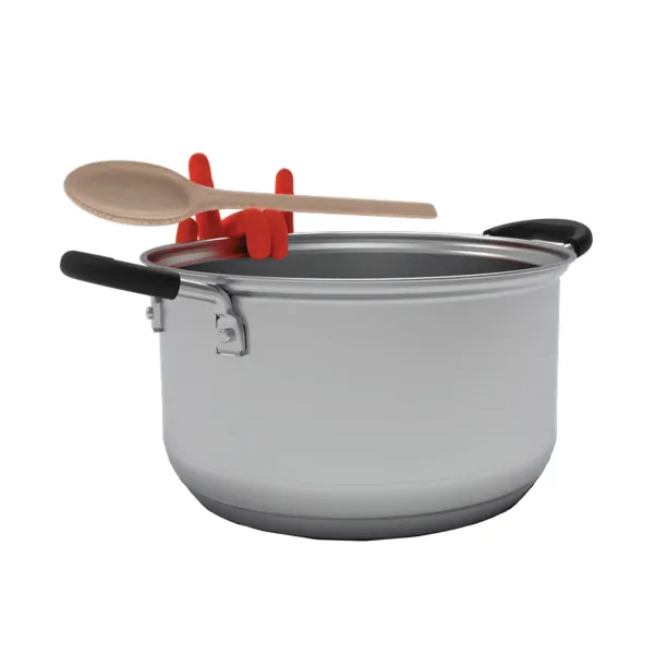 Repose-Cuillere & Porte-Couvercle Casserole Rock Hand - Main Rouge-Sélectionné par Fleux Sale
