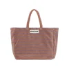 Sac Weekend A Rayures - Camel & Ultramarine Blue-Sélectionné par Fleux Hot