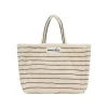 Sac Weekend A Rayures - Cream & Ink-Sélectionné par Fleux Sale