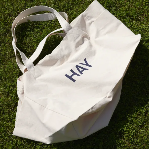 Sac Weekend En Coton Recycle - Caramel-Hay Sale